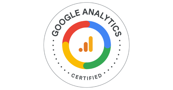 google analytics badge